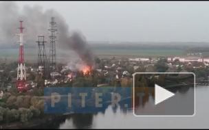 В Новосаратовке заметили пожар