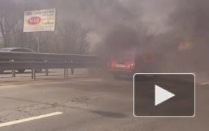 За ночь неизвестные пироманы сожгли в Петербурге три автомобиля: начали с легковушки на Таллинской