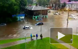 Нижний Новгород сильно затопило