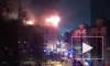 Появилось видео горящей мансарды на набережной реки Карповки