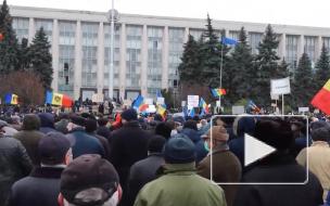 В Молдавии начался антиправительственный митинг