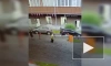 Видео: пьяный мужчина сломал шлагбаум в Шушарах