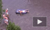 Потоп на Украине, одесситы плавают по улицам на надувных матрасах
