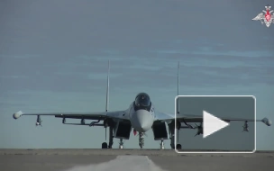 МО показало боевую работу экипажей истребителей Су-35С ВКС России в ходе спецоперации