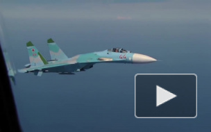 Видео "непрофессионального" перехвата самолета США российским Су-27