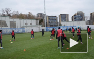 Видео: "Зенит" провел открытую тренировку перед игрой с "Локомотивом"