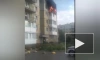 В Шушарах загорелся балкон однокомнатной квартиры