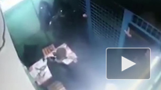 Опубликовано видео с моментом расстрела полицейских в Москве