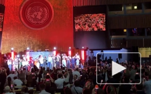 "Хор Турецкого" и SOPRANO исполнили в ООН песни военных лет
