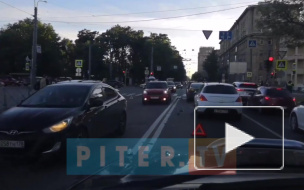 Видео: в Московском районе столкнулись сразу 4 автомобиля