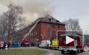 В Калининграде произошел пожар на мансарде жилого дома