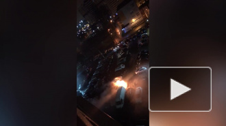 В Красногвардейском районе на парковке сгорел автомобиль