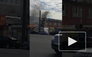 Видео: на проспекте Гагарина сгорела "шаверма"
