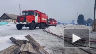 При пожаре в деревне в Красноярском крае погибли мать и двое детей