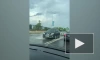 В Стрельне дождь затопил Санкт-Петербургское шоссе