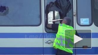 Пролетевшая над головой полицейского пуля террориста в Луцке попала на видео