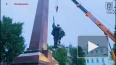 На Украине демонтировали еще один памятник красноармейцу