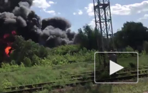 Сильный ветер мешает потушить пожар на Южнопортовой в Москве