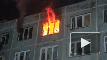 Пожар на Шаумяна: мужчина выпрыгнул из окна, бросив 82-летнюю мать