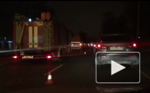 Паровозик из шести машин собрал пробку на Московском шоссе