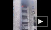 В жилом доме на Морской набережной тушили пожар на двух этажах 