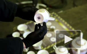 Дорогие китайские сервизы пытались провезти под видом копилок