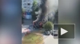Взрыв машины дорожных рабочих в российском городе ...