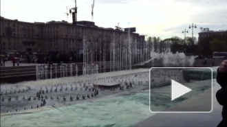 Фонтаны на Московской площади снова запустили после атаки вандалов
