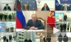 Владимир Путин в режиме видеоконференции принимает участие в открытии ряда социальных объектов в разных регионах страны