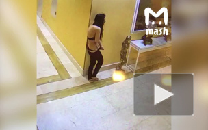 Полуголая проститутка разгромила элитный отель в Москва-Сити