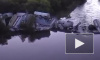 В США из-за обрушения моста грузовой состав ушел под воду