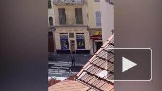 Момент задержания террориста в Ницце попал на видео