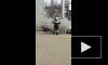 В Воронеже на улице Ленина горел автомобиль