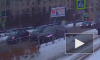 Машина сбила пешехода-нарушителя на пересечения Московского и Фрунзе - видео