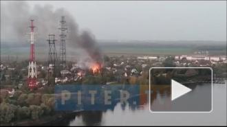 В Новосаратовке заметили пожар