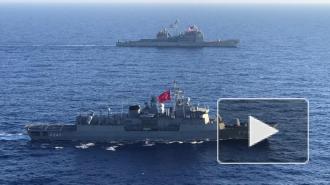 Турция и США провели военные учения в Средиземном море