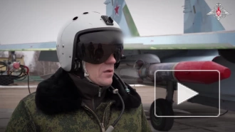 Минобороны показало кадры боевой работы истребителей Су-35С