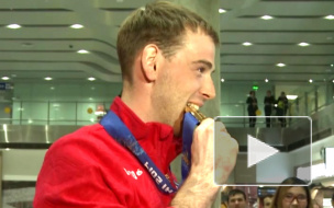 Малышко привез в Петербург золотую медаль Олимпиады в Сочи