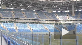 На стадионе на Крестовском постелют рулонный газон на Кубок конфедераций