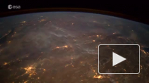 Видео с МКС: астронавт снял падение метеорита на Землю