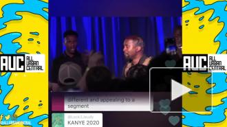 Канье Уэст на первой встрече с избирателями зарыдал и поговорил о Боге